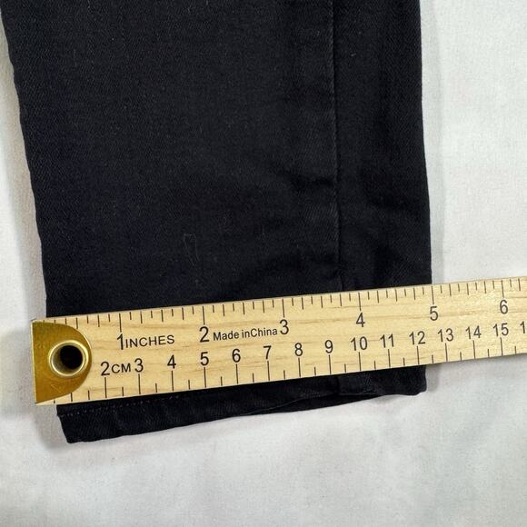 Paige Jeans Women’s Verdugo Ultra Skinny 27 Black Shadow Rayon Blend Stretch - Picture 4 of 8